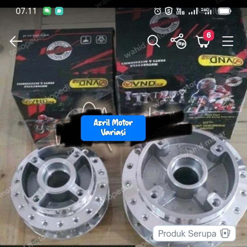 Tromol Set Depan Belakang VND Yupiter Jupiter MX New DD