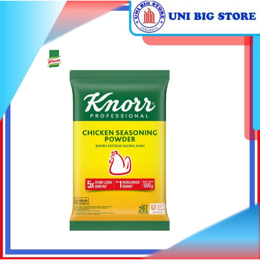 

Knorr Chicken Seasoning Powder 500 gr Bubuk Kaldu Ayam