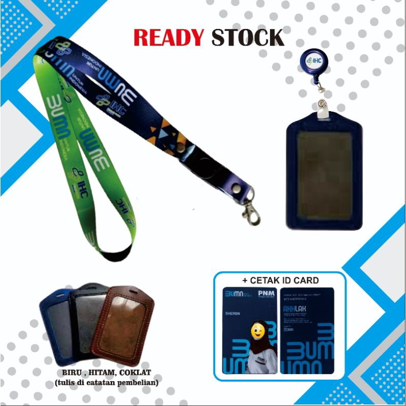 

tali id card / lanyard IHC BUMN ready stock