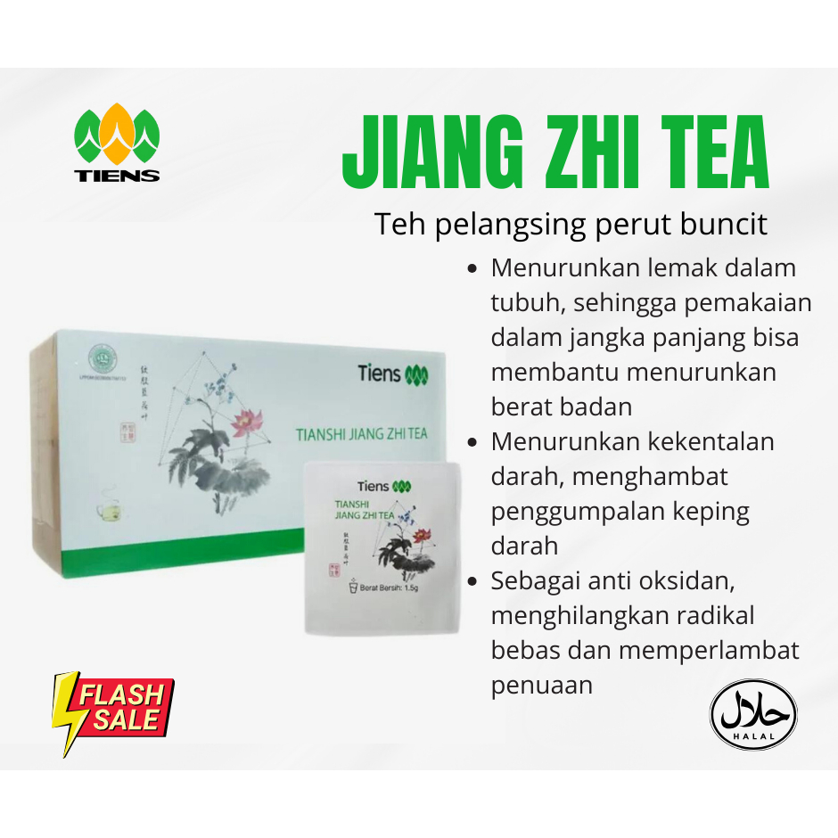 

Teh Herbal Pelangsing Badan - Jiang Zhi Tea 100% Original