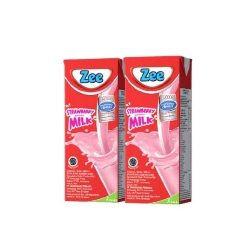 

Zee UHT Strawberry Milk 185ml (2pcs)