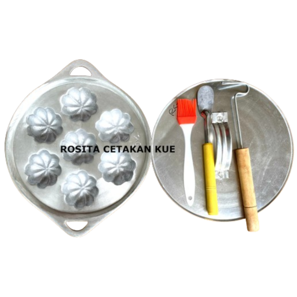 Rosita Cetakan Kue Cubit Bunga Besar