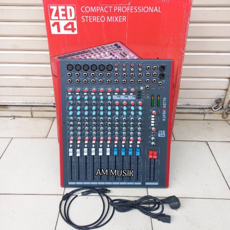 MIXER AUDIO ALLEN & HEATH ZED14 MIXER 14 CHANNEL ZED 14