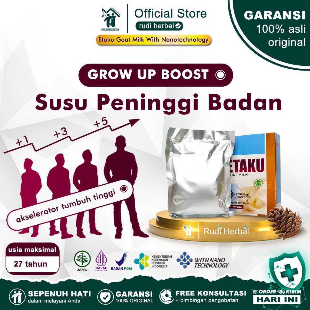Susu Peninggi Badan Remaja Usia 12 13 14 15 16 17 18 19 20 21 22 23 24 25 26 27 Tahun ETAKU GOAT MIL