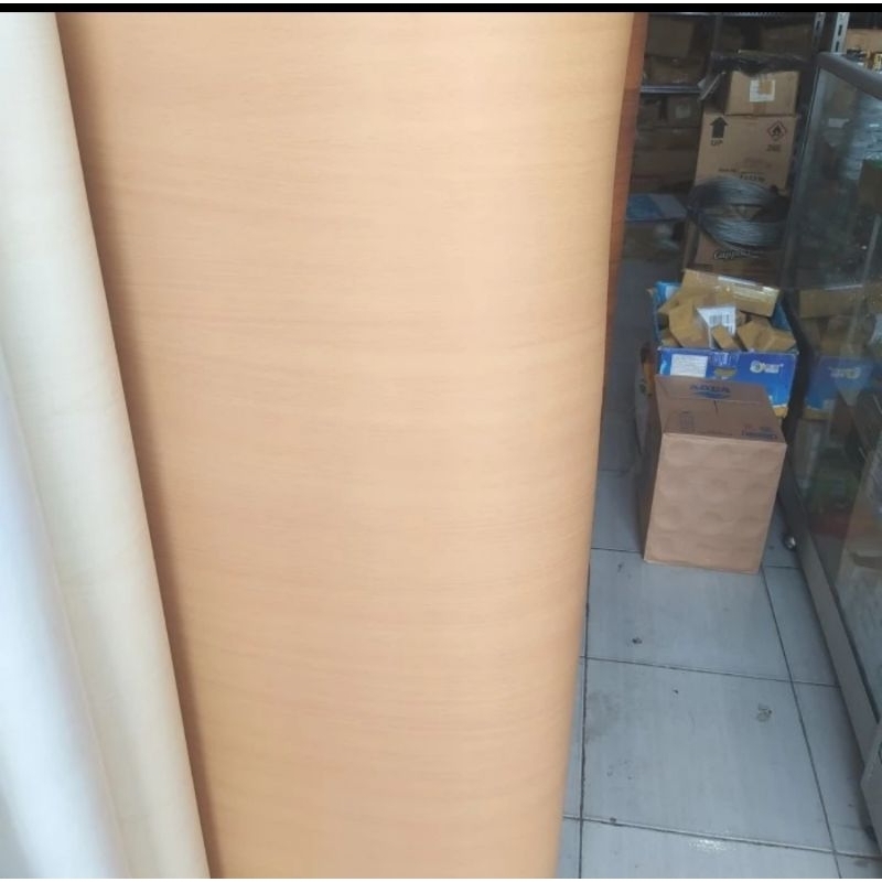 Tacon sheet Lemari/meja PVC sheet motif serat kayu188-22