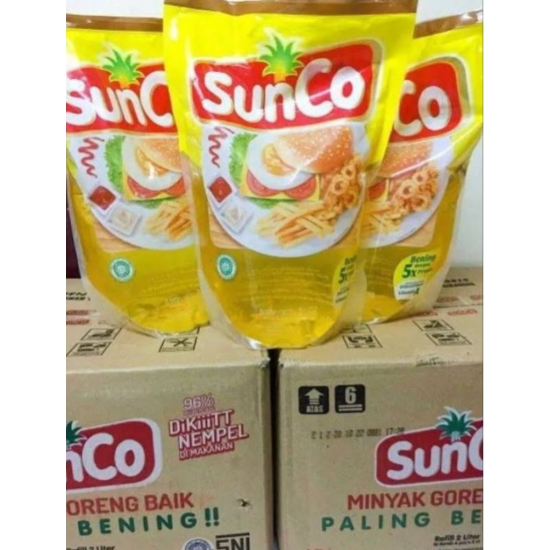 

Minyak goreng Sunco karton 2L