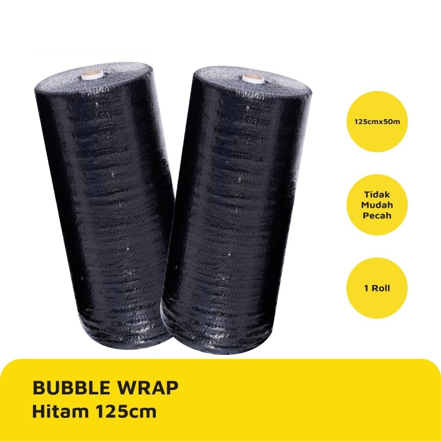 

Bubble Wrap Black / Hitam 50m x 125cm 3Kg / Bubble wrap (1 ROLL)