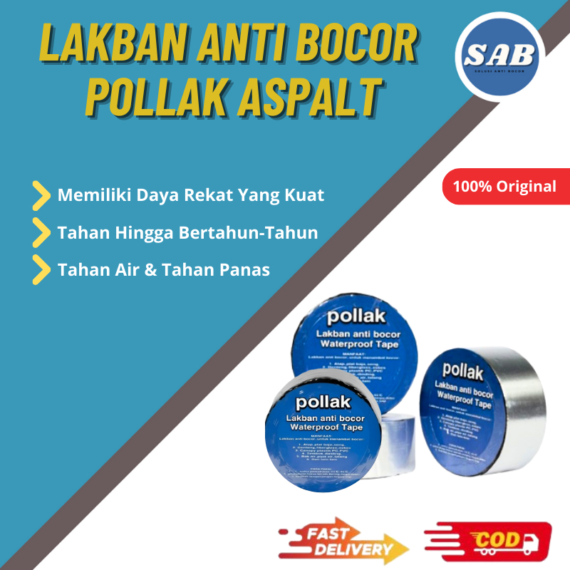 Lakban Super Kuat Merekat Anti Bocor Untuk Talang Atap Toren Pipa Wastafel Bocor Kualitas Terbaik