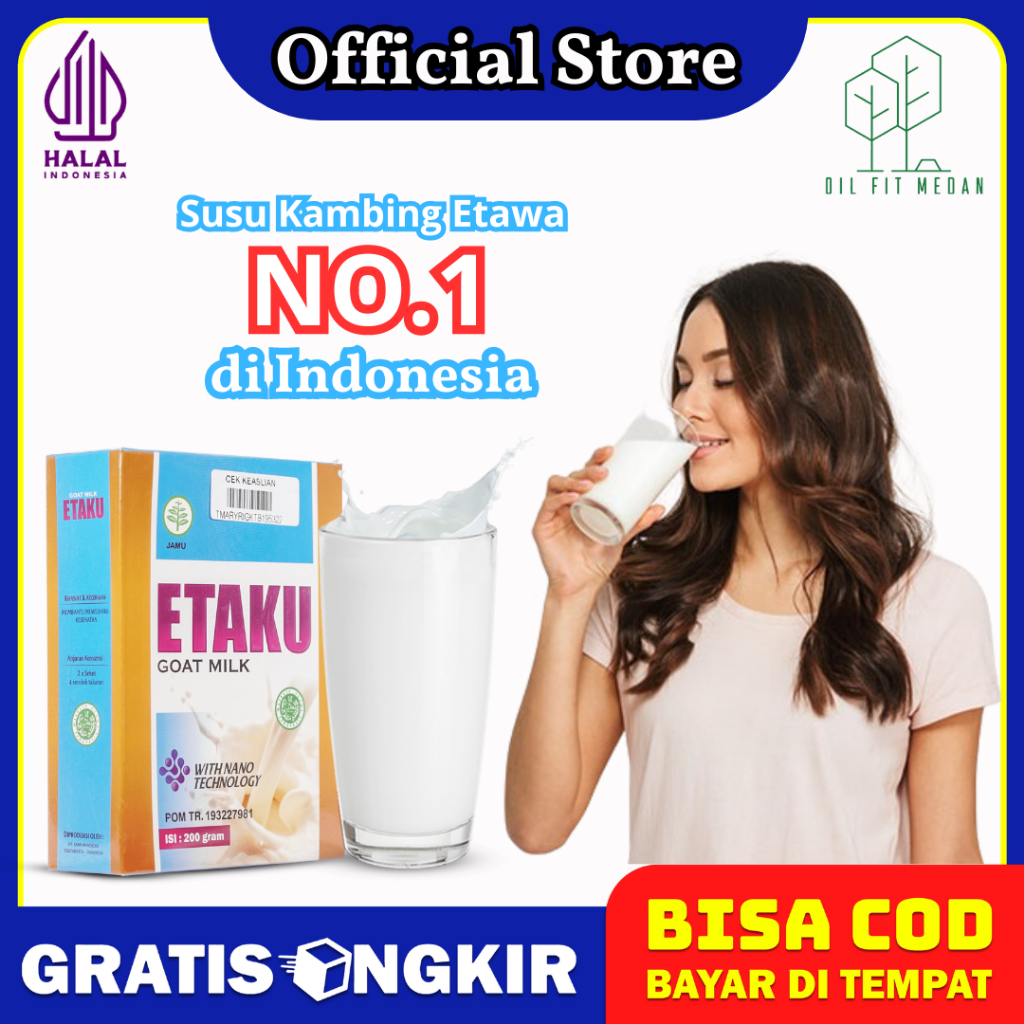 

Pengganti Anlene Gold 5X Susu Bubuk Dewasa Original 200g - Nutrisi Tinggi Kalsium Untuk Tulang, Sendi, dan Otot - Etaku Goat Milk