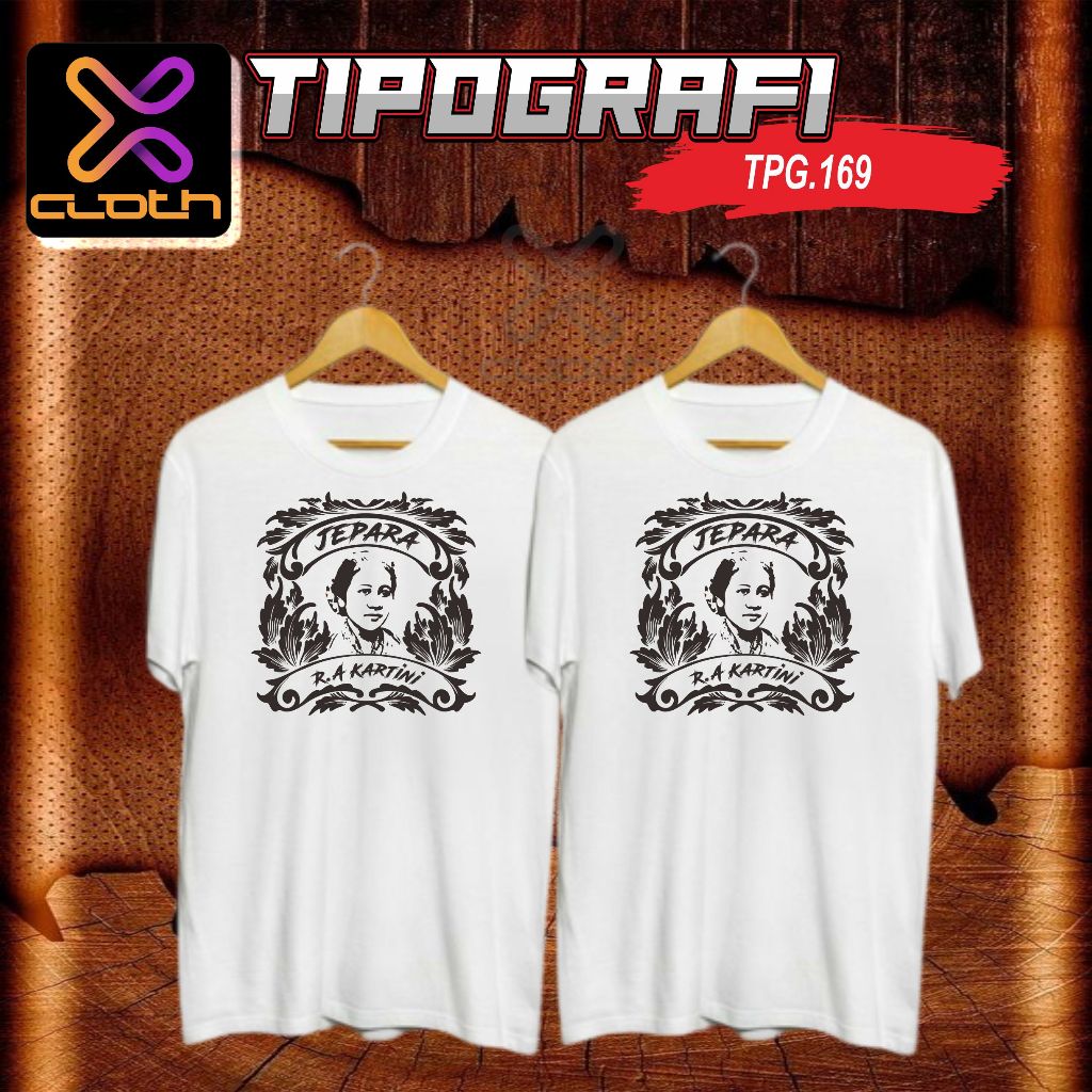 Kaos Pria Sablon RA Kartini Jepara