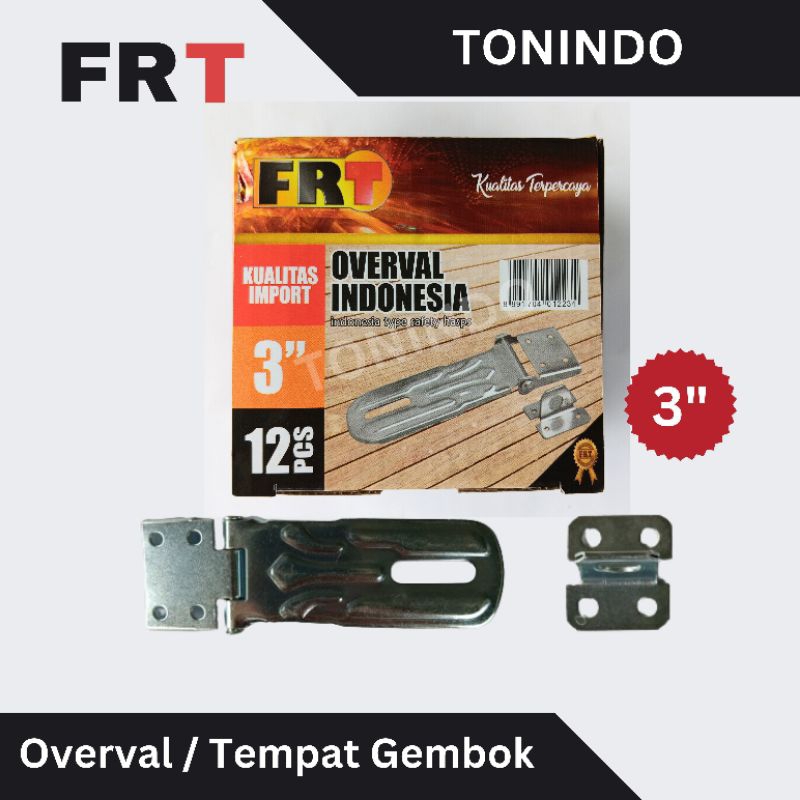 Overval Indonesia / Tempat Gembok 3 inch FRT Overval Pintu Overval Gembok