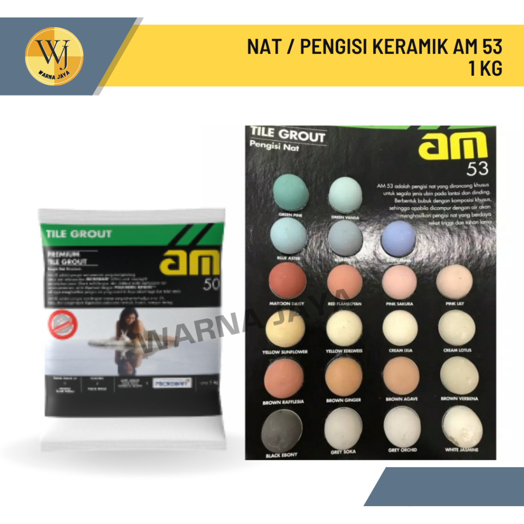 AM 53 Nat Keramik / Pengisi Keramik AM 53 / Semen Warna