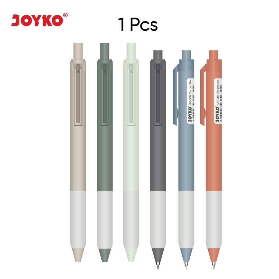 

Anekasalim - Gel Pen Pulpen Pena Joyko GP-368 Morand Gel 0.5 mm (6/SET)