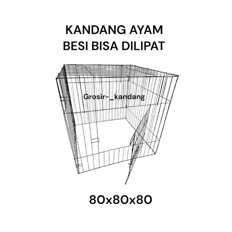 Kandang Ayam bangkok / jemur ayam 80x80
