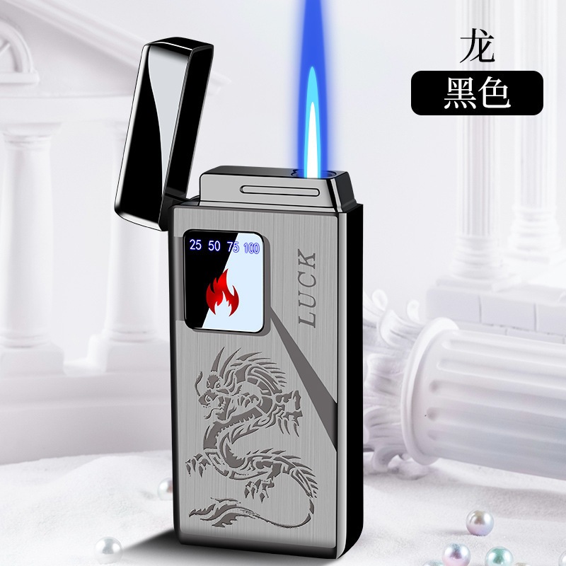 Korek Gas Api Las + USB  Luck Motif Dragon &  Eagle Jming Lighter JM-19