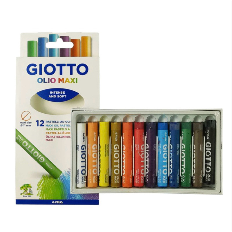 

Giotto Olio maxi 12 colours