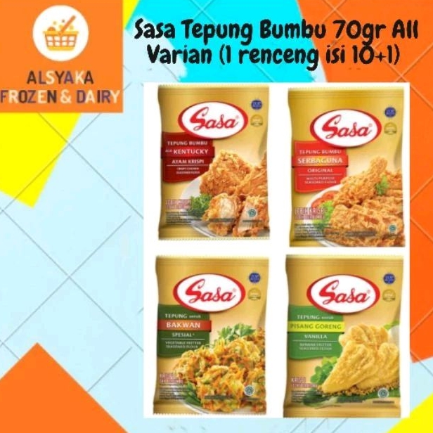 

Sasa Tepung Bumbu 70gr (1 renceng isi 10)