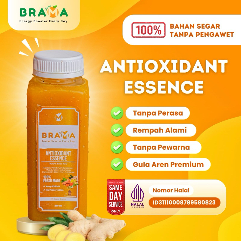 

Antioxidant Essence | Jahe Serai Kunyit Asam Jawa | Jamu brama | Jamu tradisional