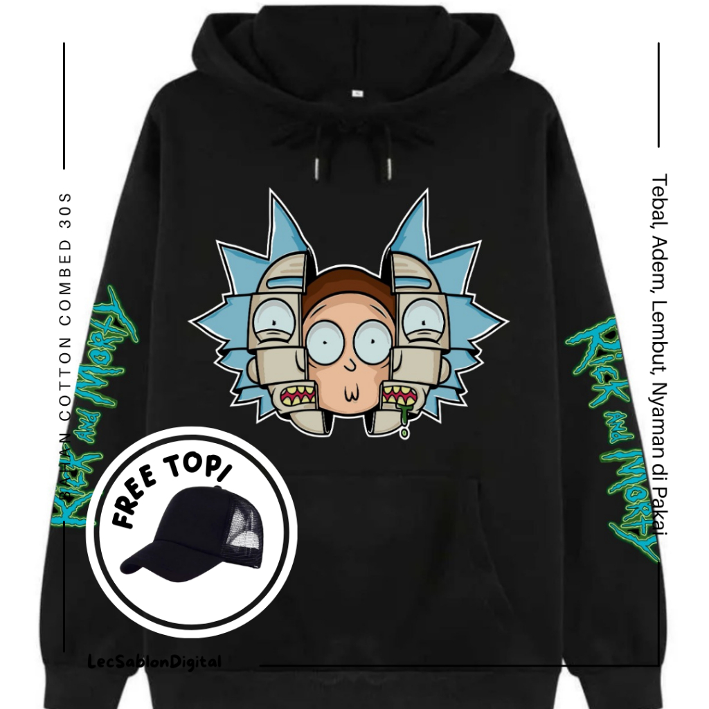Hoodie CARTOON LUCU GEMAS Pria dan Wanita Distro Katun Cotton Fleece Size M-XXL Premium Jepang Korea