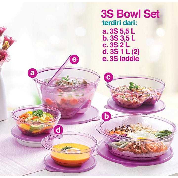 3S BOWL SET ISI 5PCS