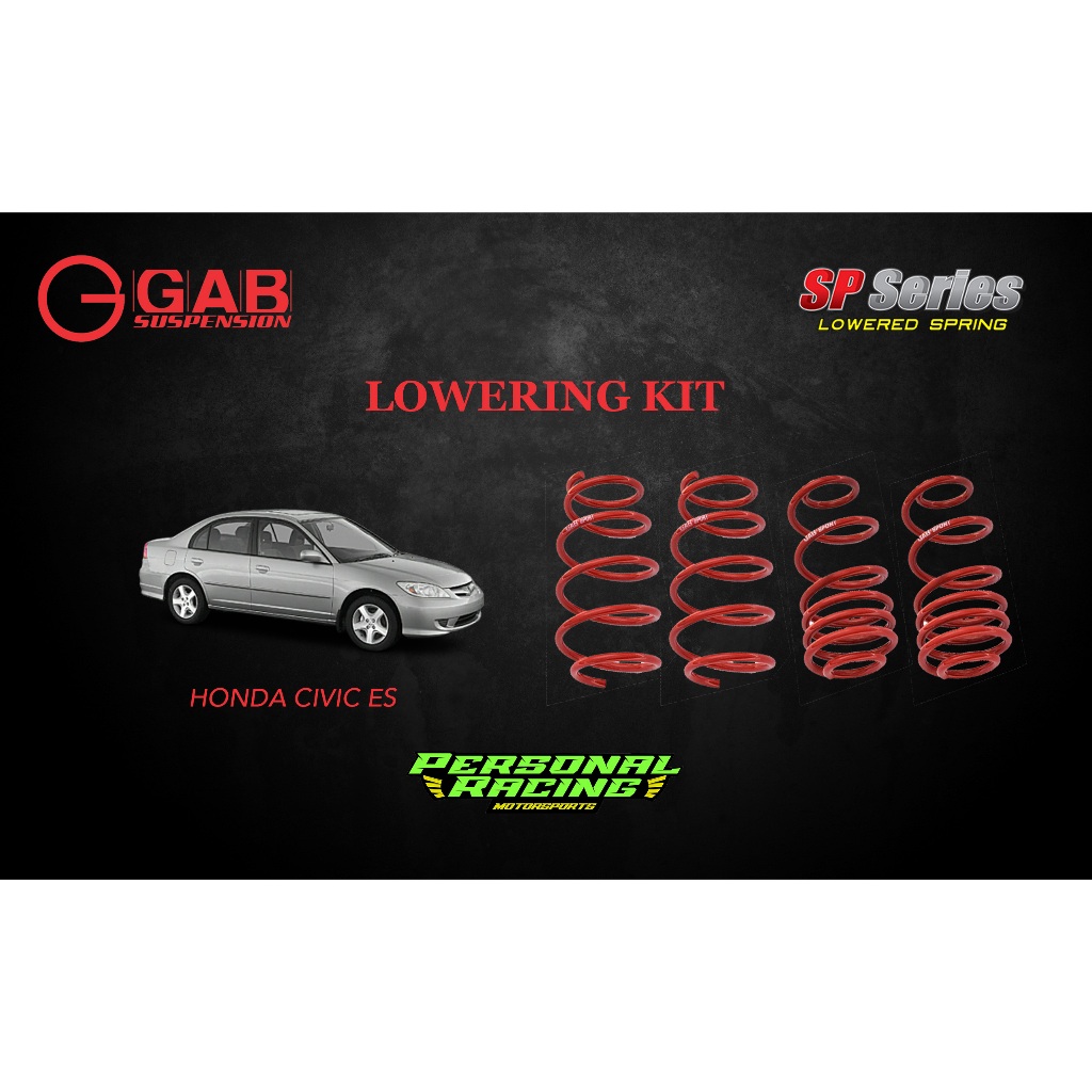 GAB Coil Spring Per Coilover Civic ES
