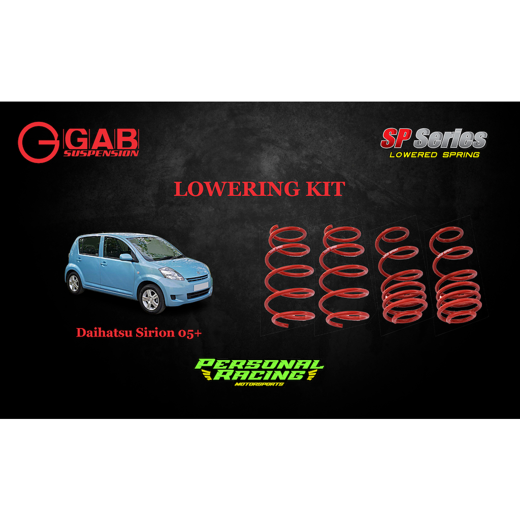 GAB Coil Spring Per Coilover Daihatsu Sirion