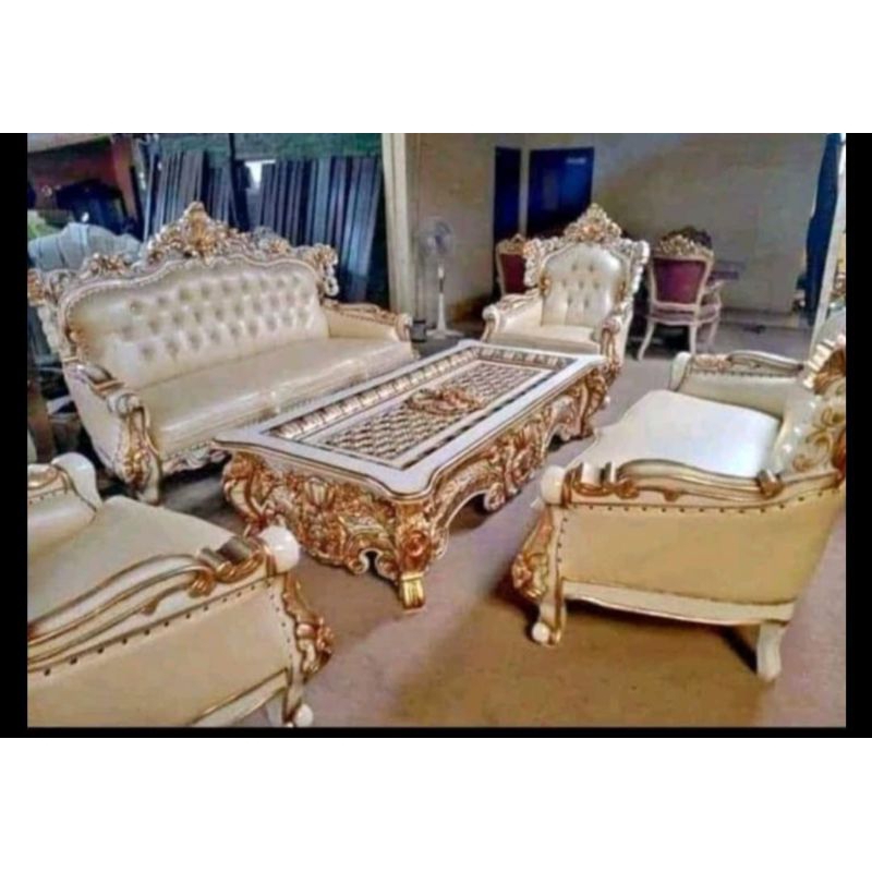 Kursi set tamu sofa Barcelona mewah