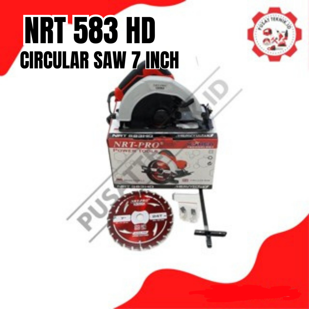 CIRCULAR SAW NRT 583 MESIN POTONG KAYU CIRCULAR SAW+BLADE NRT 583HD