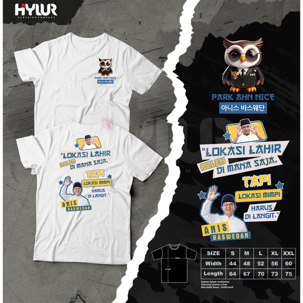 KAOS PARK AHN NICE (ANIES BASWEDAN)