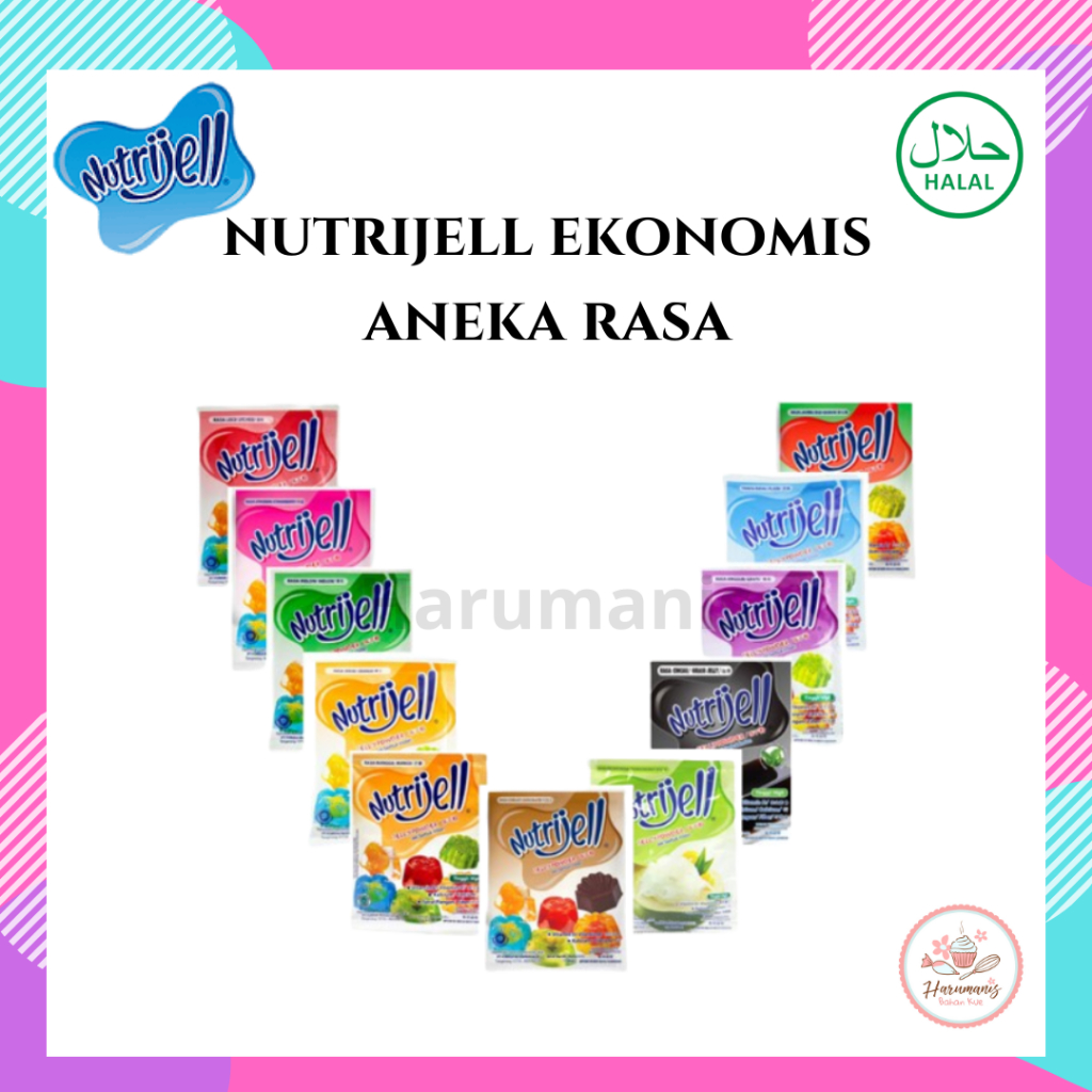 

Nutrijell Ekonomis Aneka Rasa 10gr