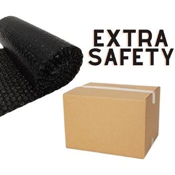 

TAMBAHAN BUBBLE WRAP / KARDUS / BOX LEBIH AMAN / SAFETY BOX
