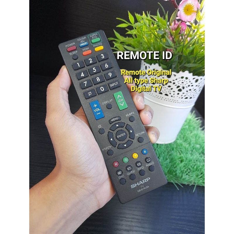 Remote Tv Sharp original GB353WJSA pengganti GB225WJSA GB291WJSA