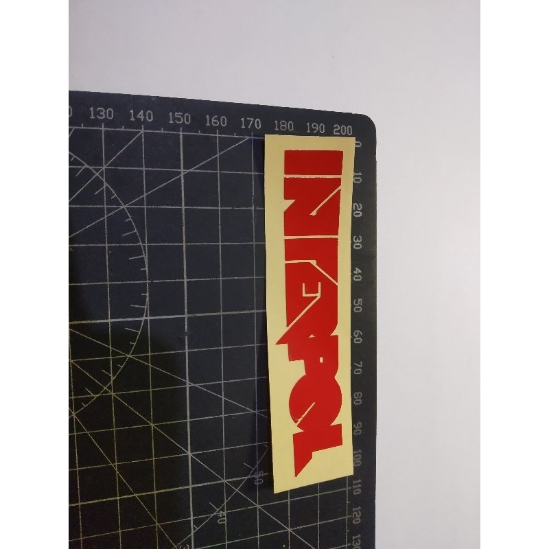 cutting stiker interpol