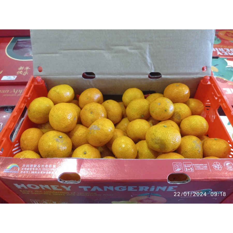 

JERUK SANTANG HONEY TANGERINE BIRMA 2,5KG - PER DUS