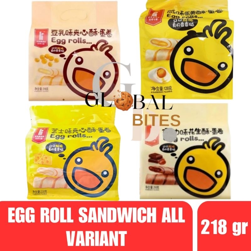 

ANEKA Cemilan Makanan Ringan Semprong Telur Asin/Premium Egg Roll Salted Egg Yolk