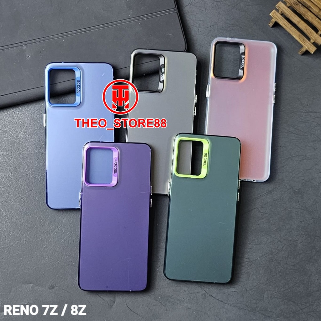 OPPO RENO 7Z OPPO RENO 8Z CASE SOCOOL CASE IMD HYBRID PLATE HOLOGRAM OPPO RENO 7Z OPPO RENO 8Z