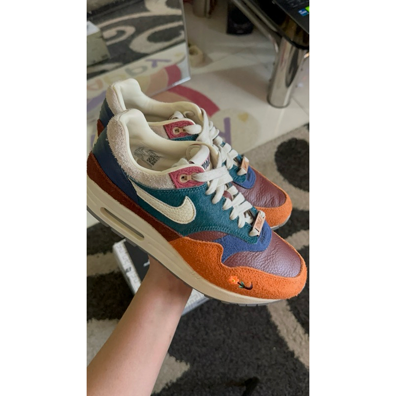 Nike Air Max 1 Kasina Won-Ang Orange US 7 EUR 40 CM 25 Authentic 100%