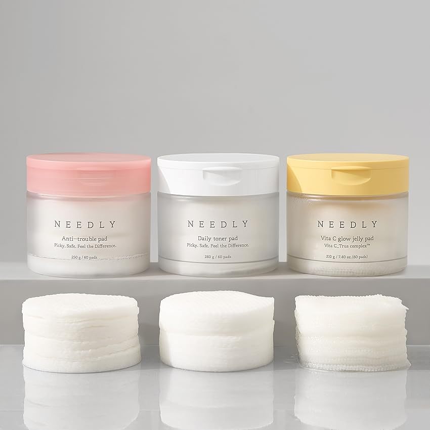 NEEDLY Daily Toner Pad / Vita C Glow Jelly / Anti Trouble Pad