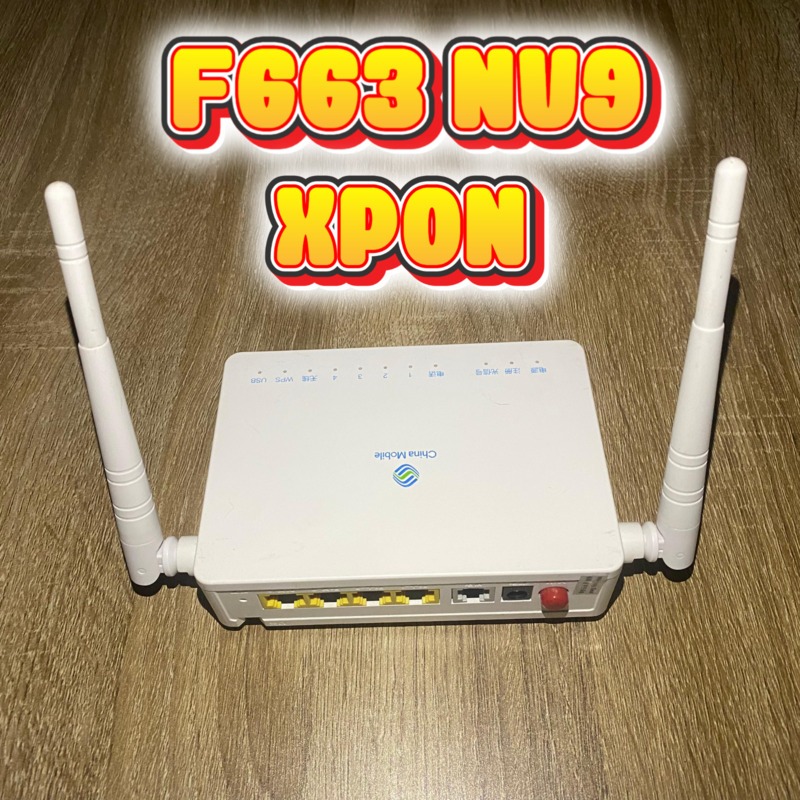 F663nv9 XPON ZTE modem router xpon