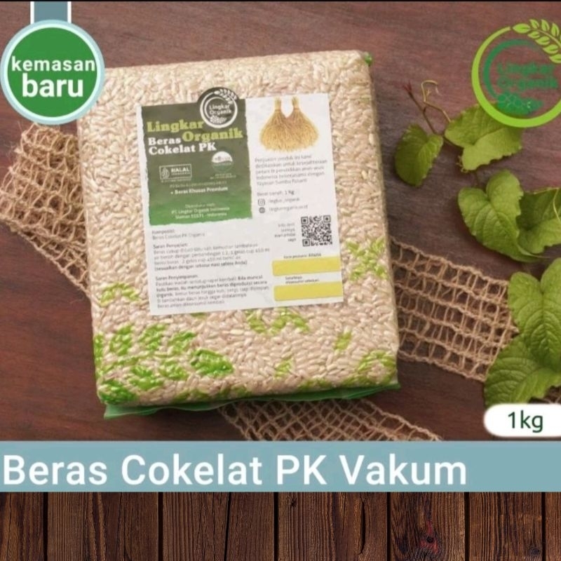 

Beras Coklat Pandan Wangi Pecah Kulit 1 Kg Lingkar Organik