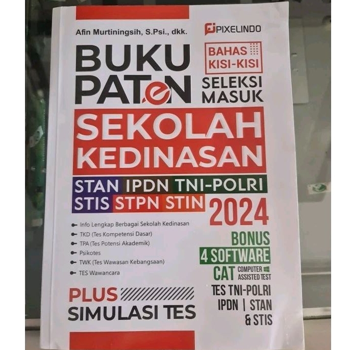 BUKU PATEN SEKOLAH KEDINASAN 2024
