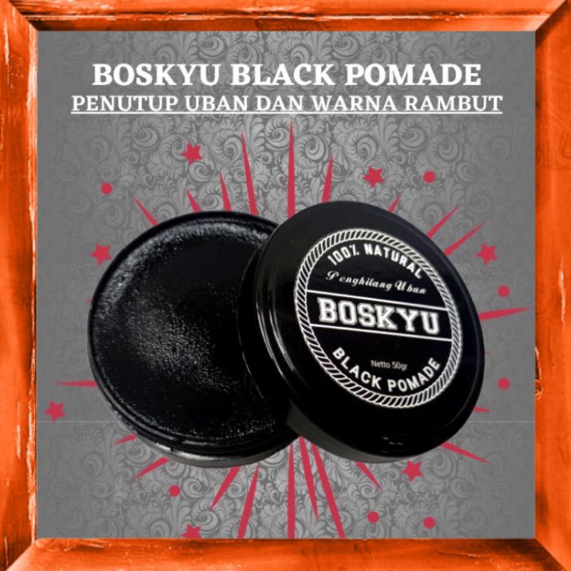 Black Pomade BOSKYU Penghilang Uban