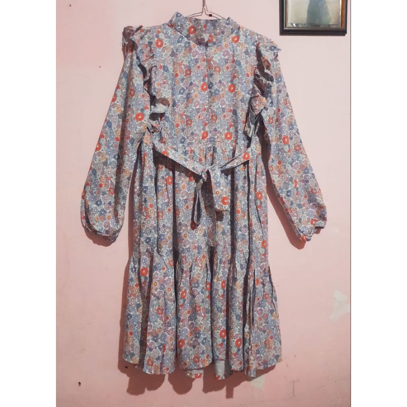 tunik rayon /tunik motif/ tunik kekinian /tunik rempel