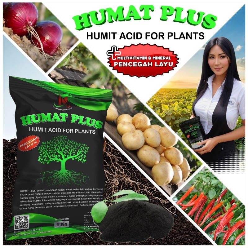 Asam Humat Plus Ukuran 1 Kg