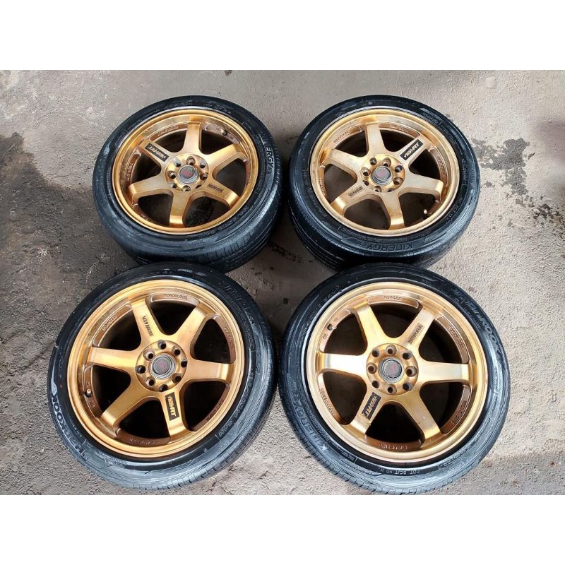 velg te37 ring 16 pcd 4x100/114 cocok avanza xdnia dll