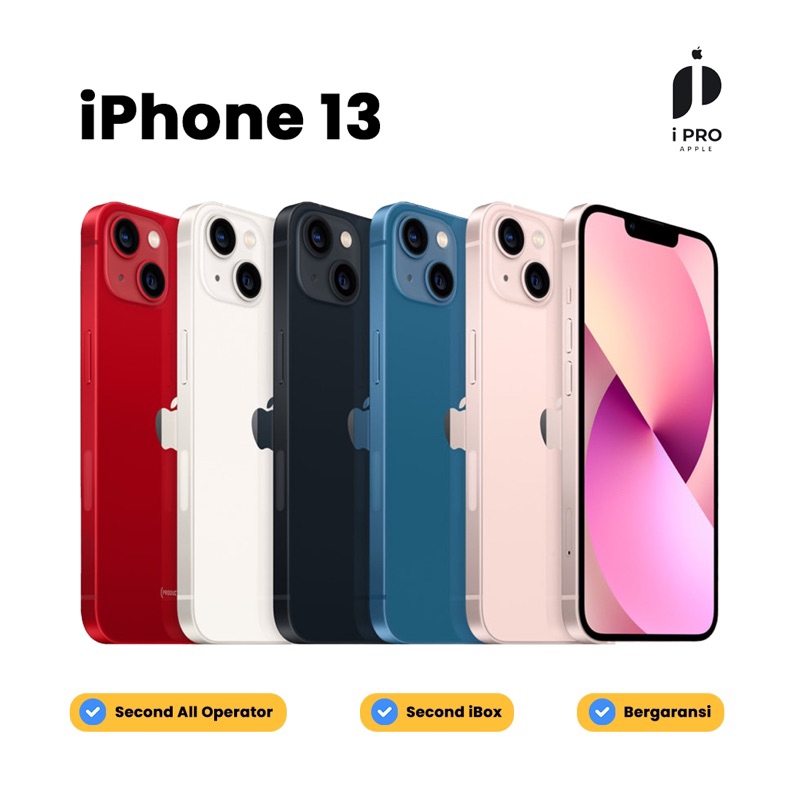 [SECOND RESMI INDONESIA] IPHONE 13 128GB SECOND IBOX ORIGINAL