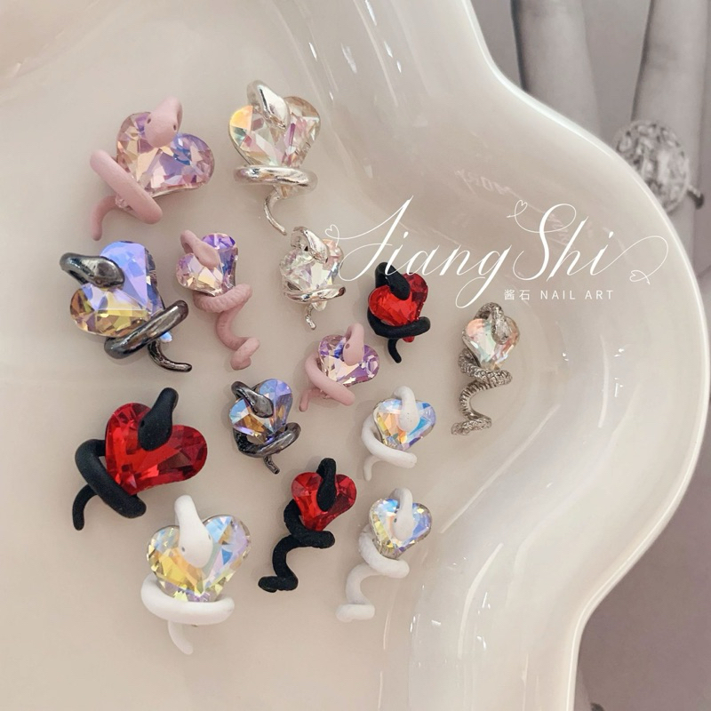 AKSESORIES NAIL ART CHARM NAIL ART ACCESORIES NAIL ART SNAKE SET AKSESORIS NAIL ART ULAR IMITASI SET