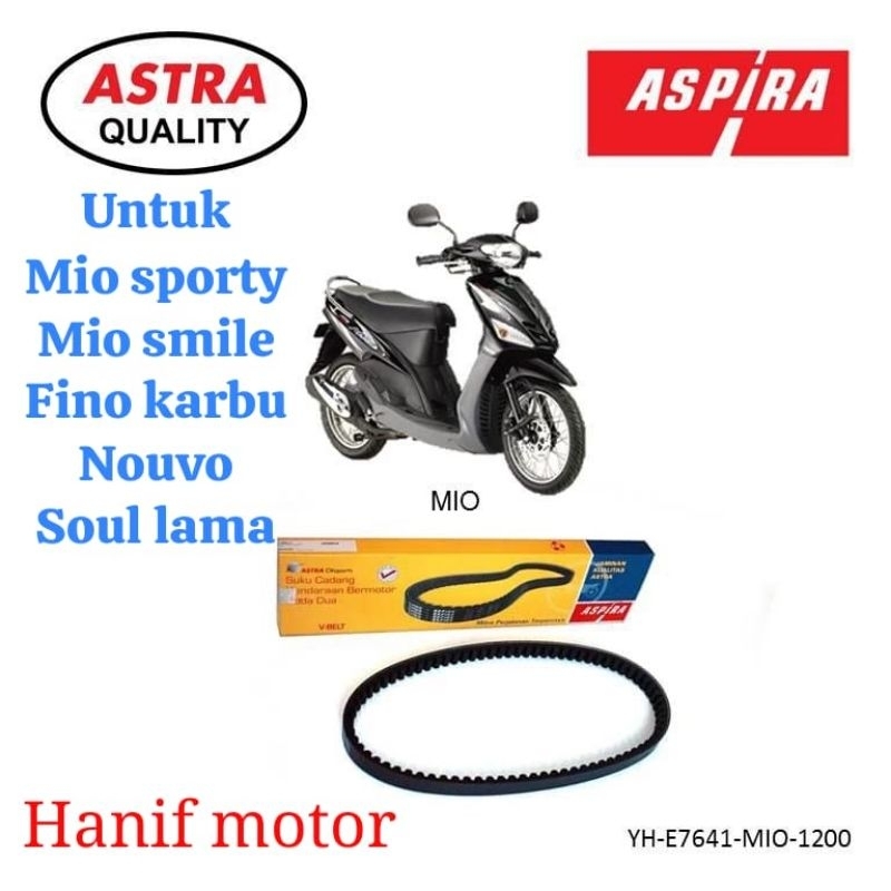 v belt van belt nouvo mio sporty smile fino karbu mio soul karbu aspira bando yh-e7641-mio