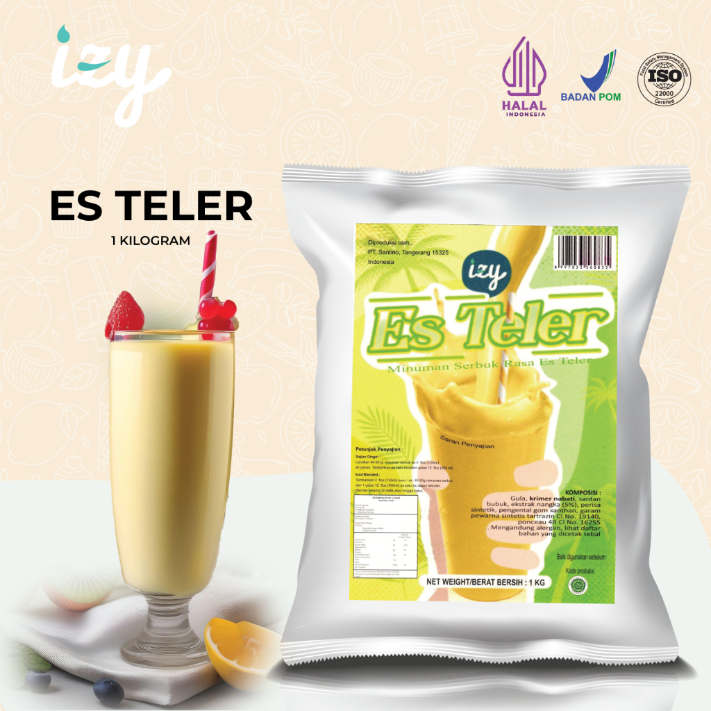 

Izy Powder Drink Es Teler - Bubuk Minuman Cita Rasa Lokal 1 Kg