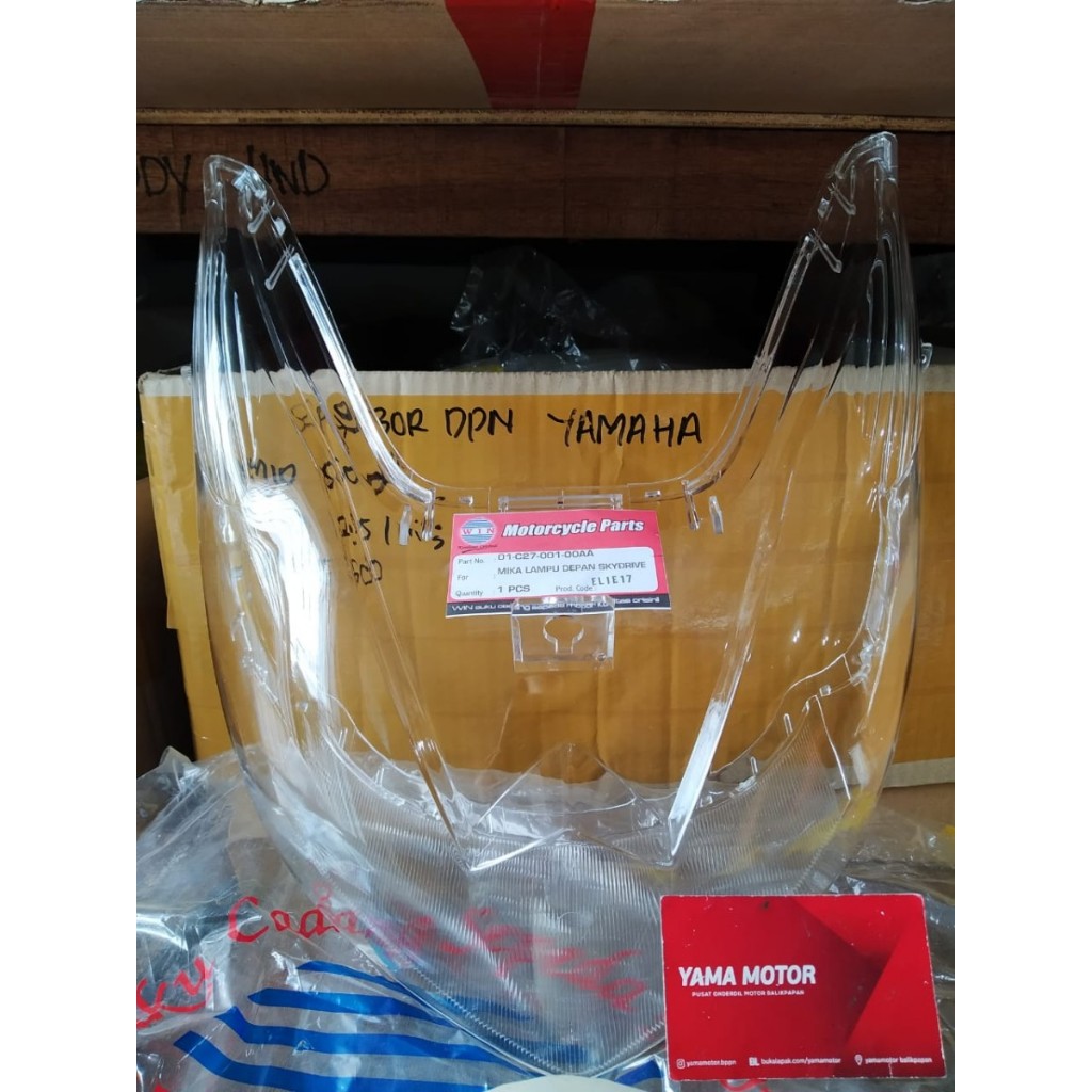 KACA MIKA LAMPU DEPAN SKYDRIVE WIN